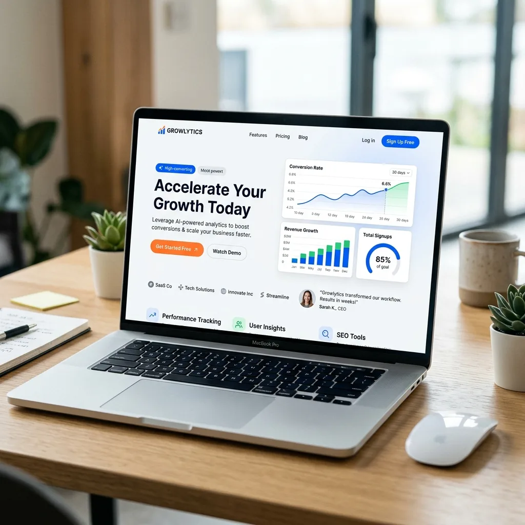 Optimizing landing pages for paid ad campaign conversions